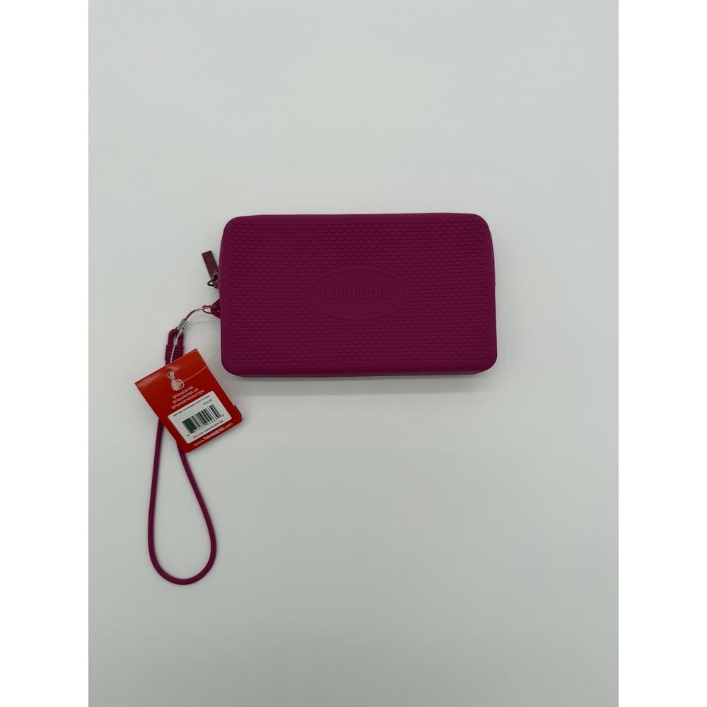 Havaianas Mini Bag Fuchsia Crossbody Phone Bag Adjustable Strap NWT